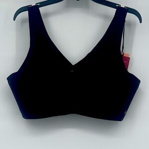Honey love nwt black lift wear v neck comfort bra